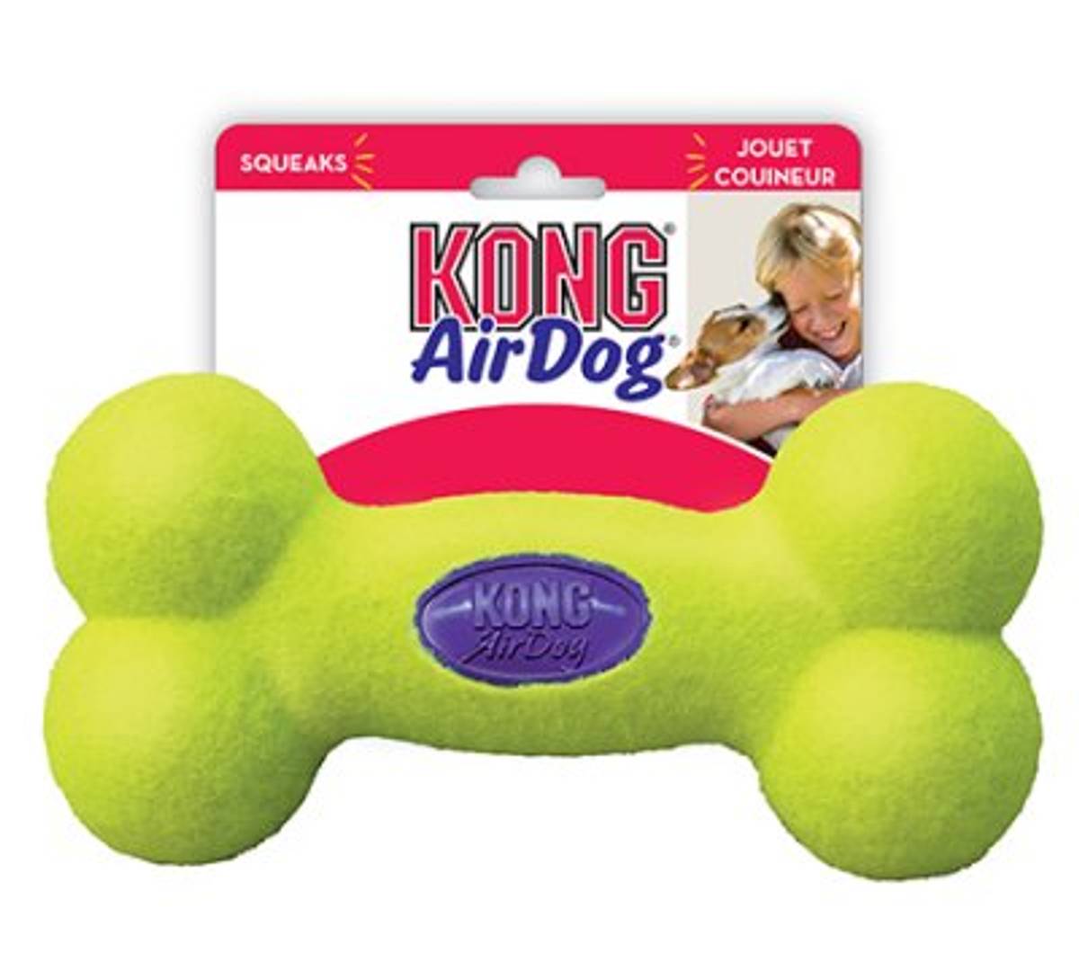 KONG AIRDOG SQUEAKER BONE L 24x12x7CM