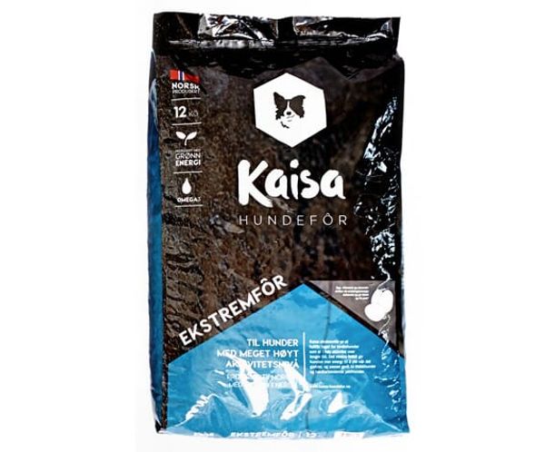 Hovedbilde Kaisa Ekstremfôr 12 kg Blå | Norsk Høyenergifôr til Hund