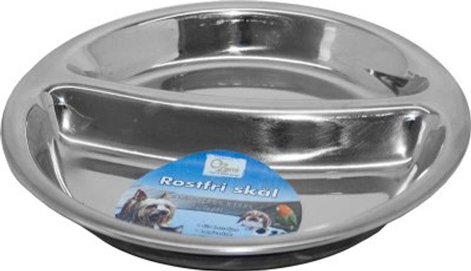Hovedbilde RUSTFRI KATTESKÅL TWIN SMALL