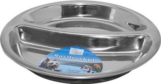 Hovedbilde RUSTFRI KATTESKÅL TWIN MEDIUM