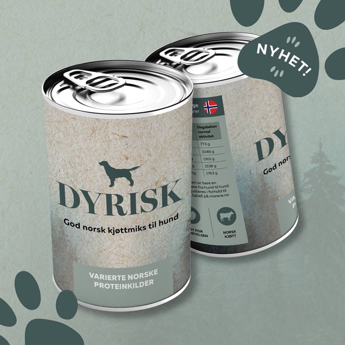 Dyrisk kjøttmix 400g