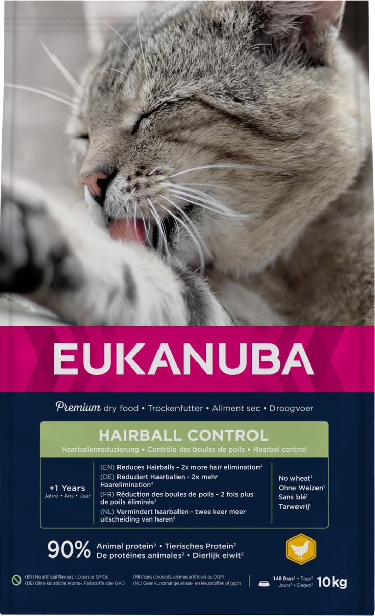 Eukanuba Katt Voksen Hårballkontroll