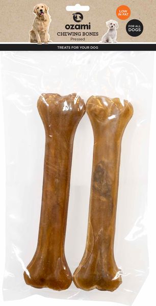 Hovedbilde Presset Tyggebein 25cm x 2stk