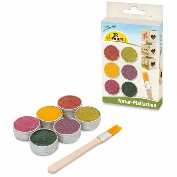 Hovedbilde JR Farm Naturfarge til Smådyrhus 6 stk Farger