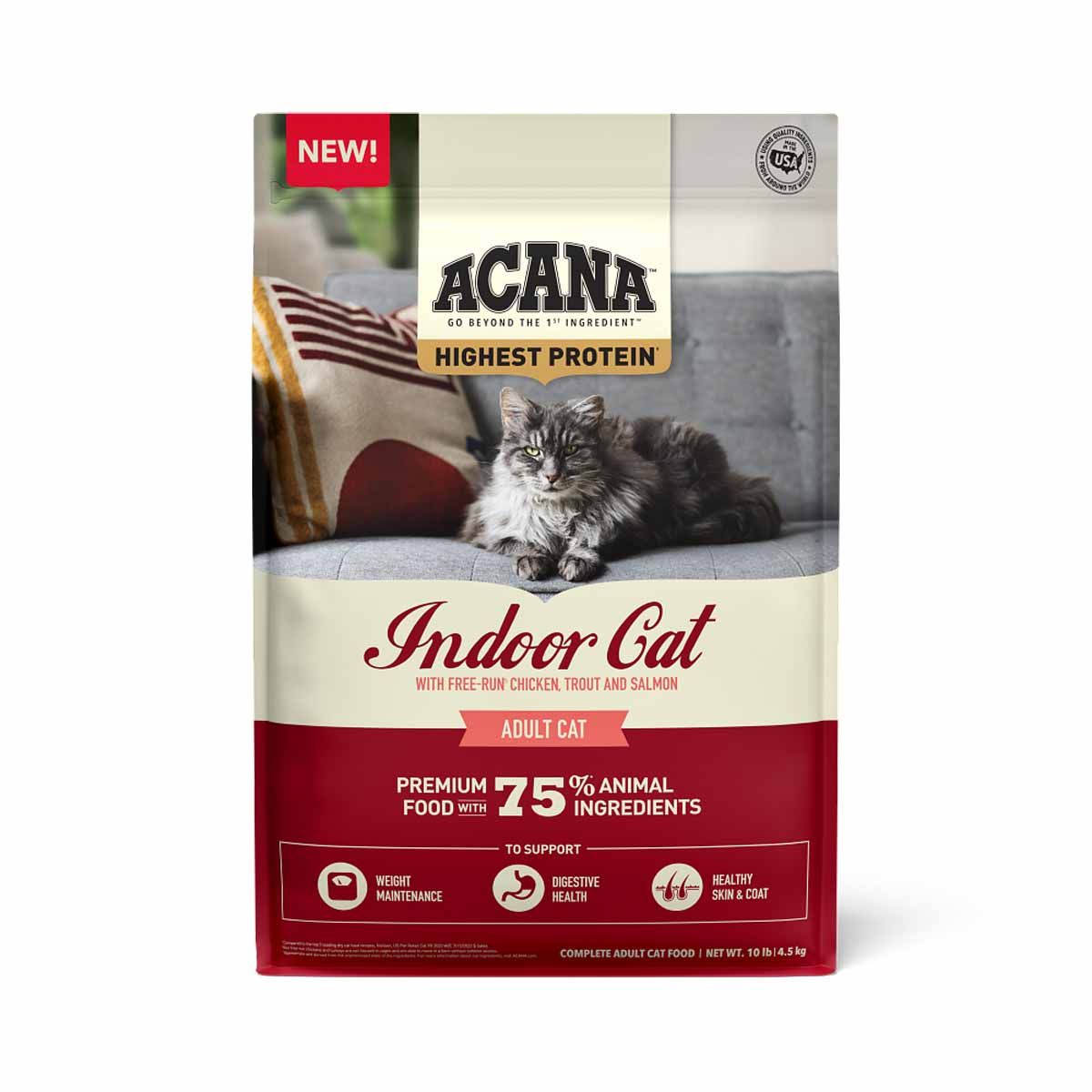 Acana Høyprotein Innendørs Katt ( 4,5 kg)