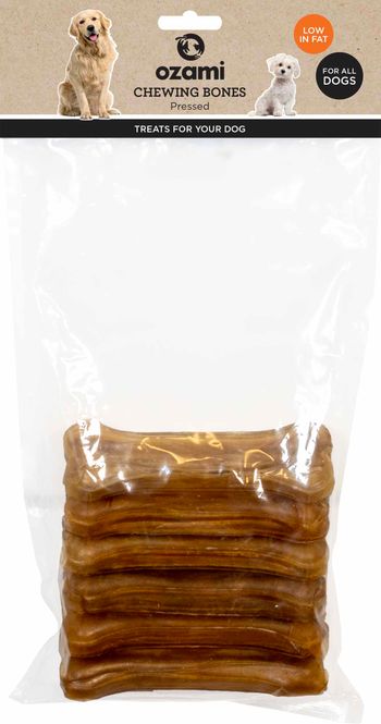 Hovedbilde OZAMI Pressede Tygge Bein – 5 stk ( 12,5 cm )