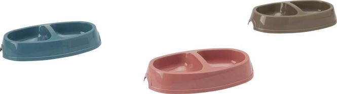 Hovedbilde Picnic Dobbel Katteskål Plast 23,5 x 13 cm 2 x 0,15 l