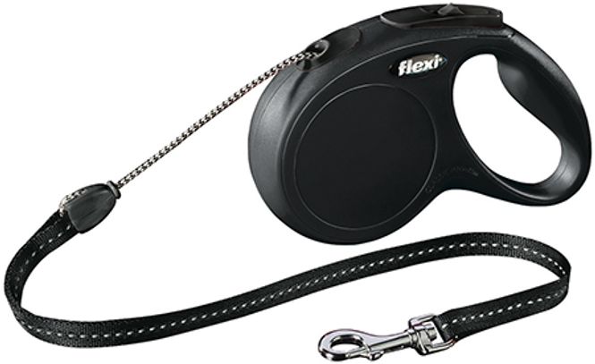 Hovedbilde FLEXI New Classic Bånd M 5 m Lina Svart, maks 20 kg