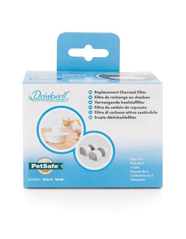 Filter til vannfontenen Drinkwell Avalon 2 l, 4 stk