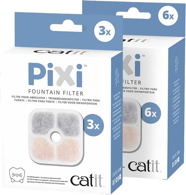 Hovedbilde Catit Pixi Filter 2,5L 3-stk | Rent Vann Til Drikkefontene