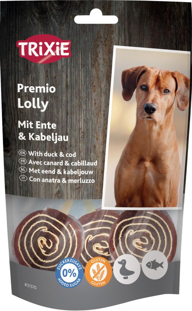 Trixie Premio Lolly med and og torsk