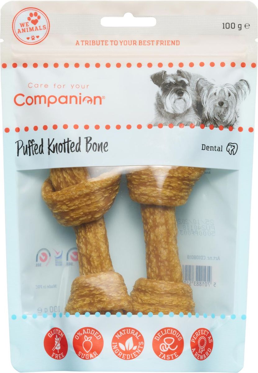 COMPANION Puffet Bein med Kylling ( 2 stk )
