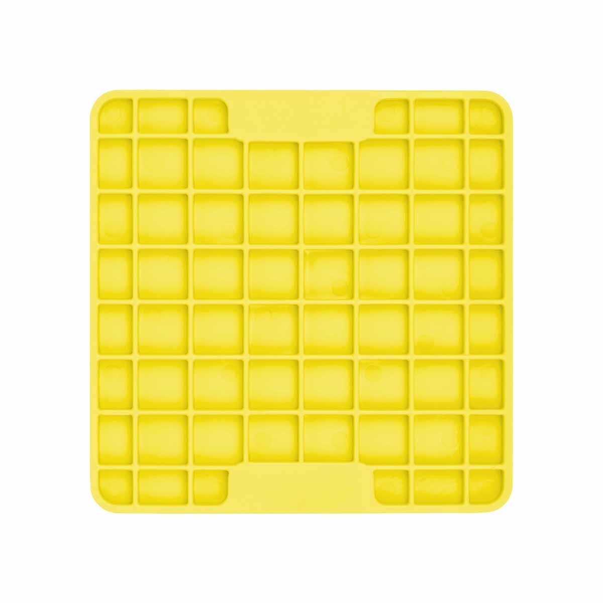 Hundskål Lickimat Mini Playdate Gul