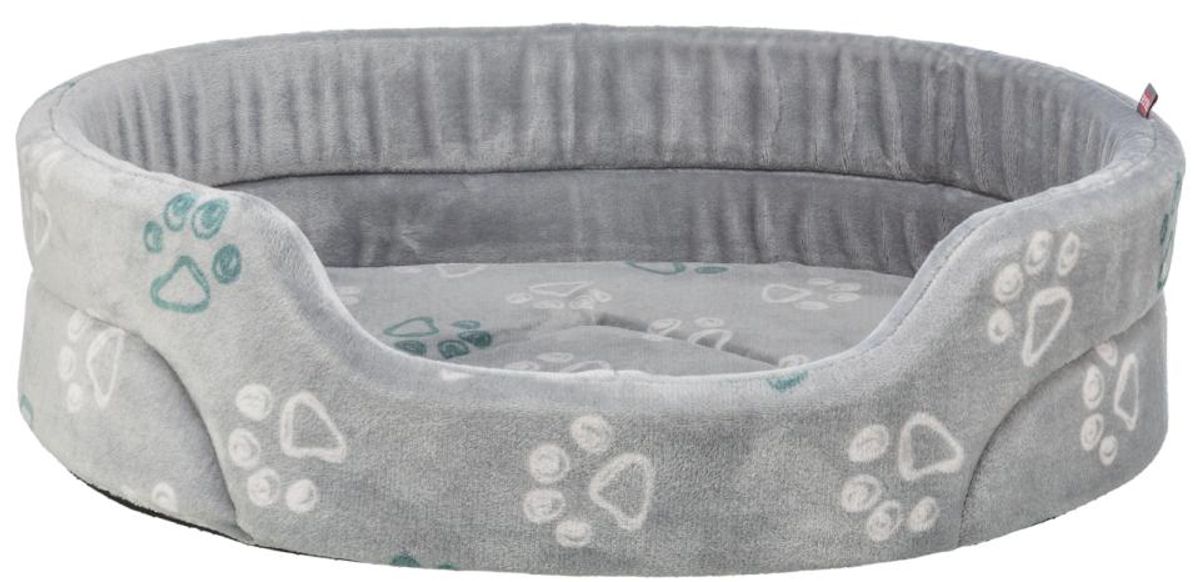 Trixie Jimmy Hundeseng Oval 55cm - Myk Plysj & Vendbar Pute