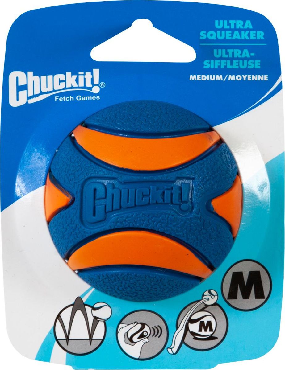 Chuckit! Ultra Squeaker Hundeball - Medium