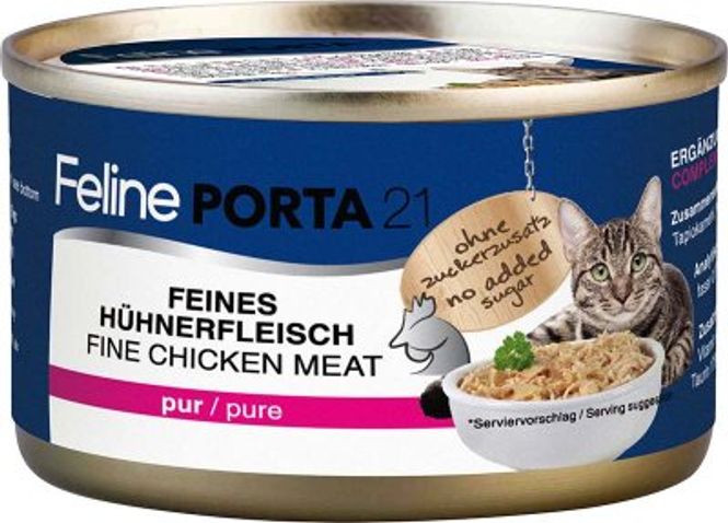 Hovedbilde KATTEFÔR FELINE HELE KYLLINGBITER 90GR