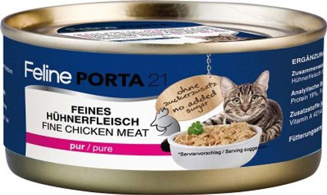 Hovedbilde KATTEFÔR FELINE HELE KYLLINGBITER 156GR