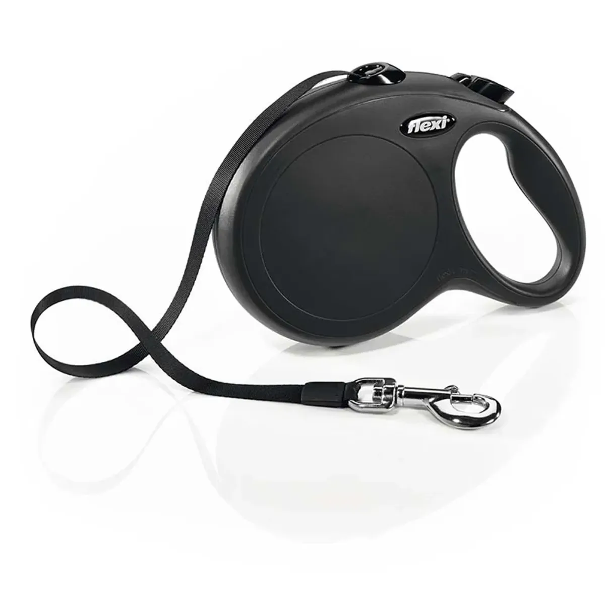 FLEXI New Classic Rullekobbel (Tape) – Svart, 8m L ( > 50 kg)