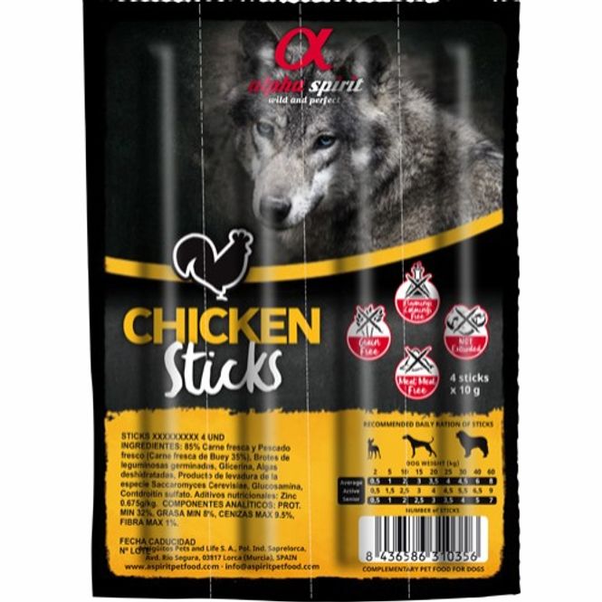 Hovedbilde ALPHA SPIRIT Chicken Ristra Sticks - 40 gr
