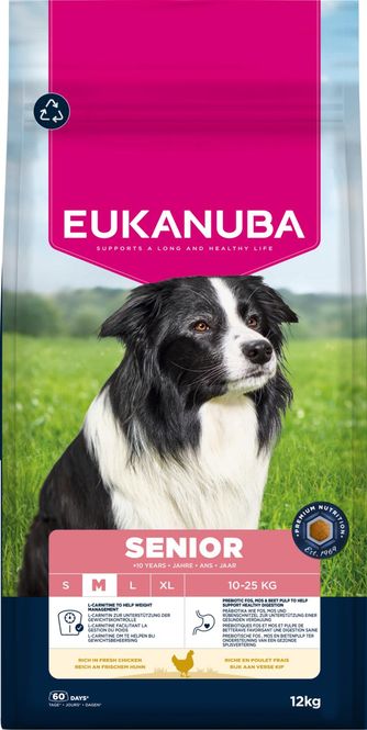 Hovedbilde EUKANUBA Senior Medium Breed kylling 12 kg