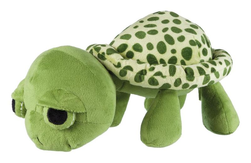 Trixie Skilpadde Hundeleke 40 cm | Grønn Plysj