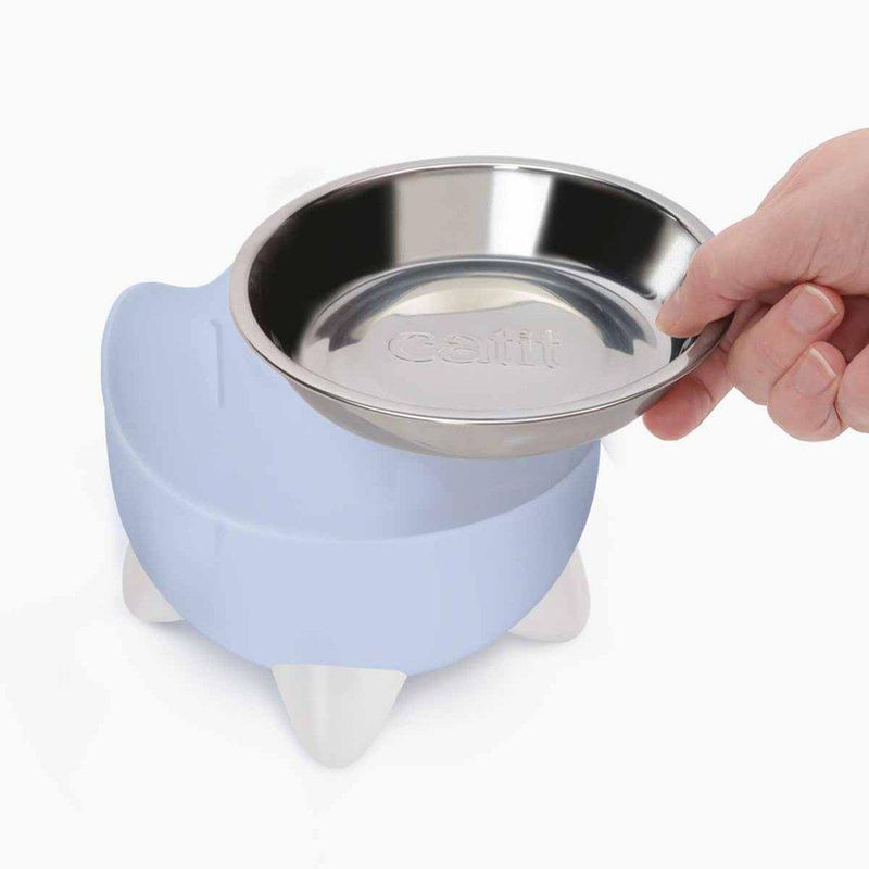 CATIT Pixi Combo Sett. Vannfontene + Mat skål - Blå