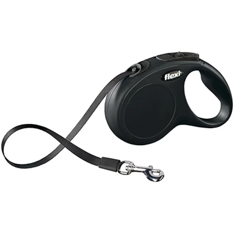 FLEXI New Classic Medium 5 meter bånd – Svart