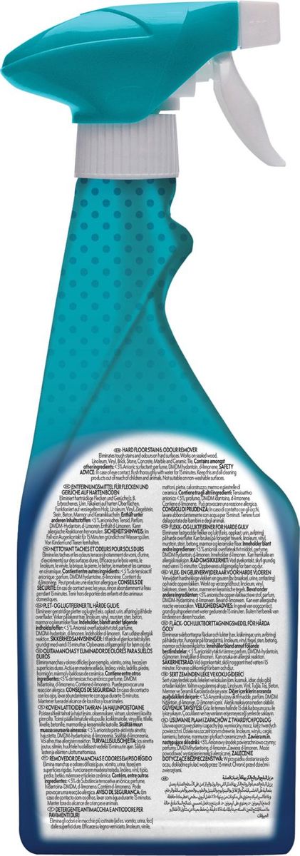SIMPLE SOLUTION Flekk- og Luktfjerner for Harde Gulv - 750 ml