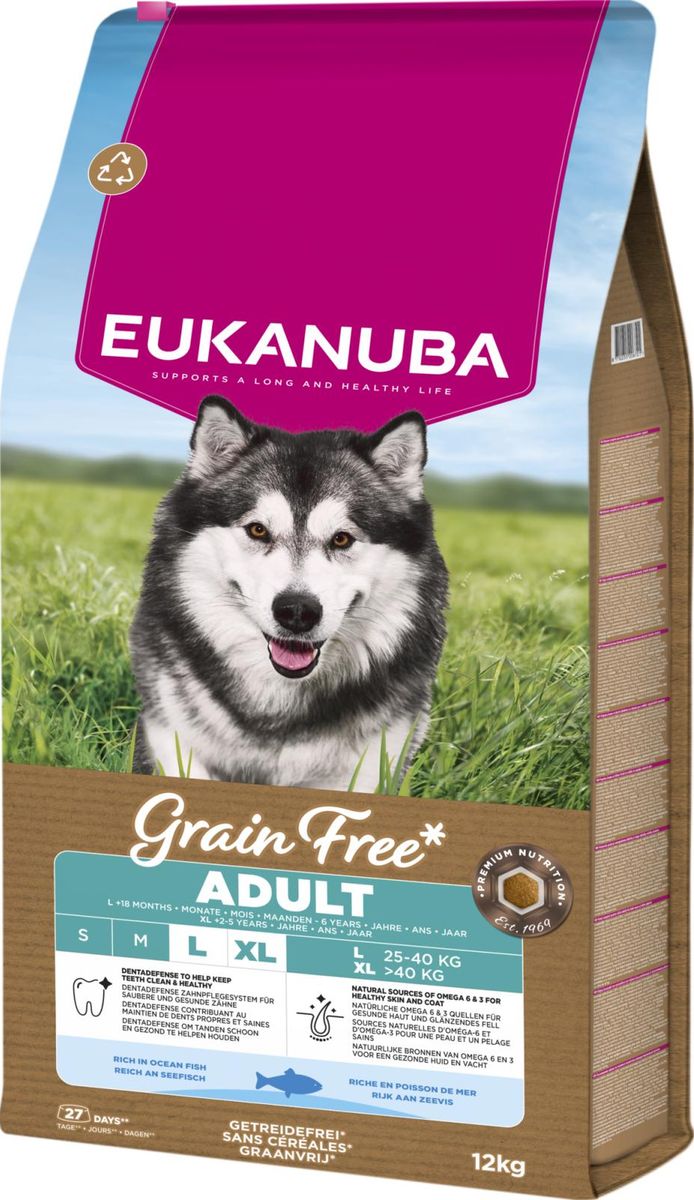 EUKANUBA Adult Large Breed GF Ocean Fish ( 12kg )