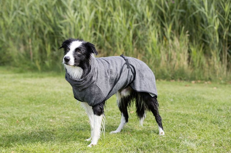 Trixie Badekåpe Frotte Grå L 60 cm