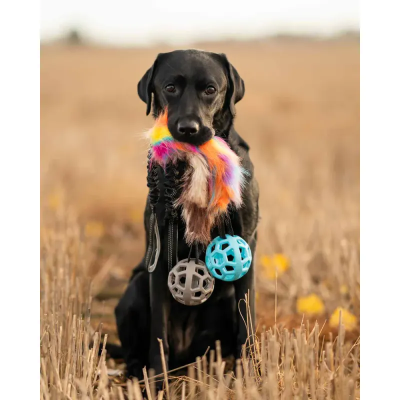 Ozami Play-n-Tug Faux Fur m/ Ball 65 cm | Draleke til Hund