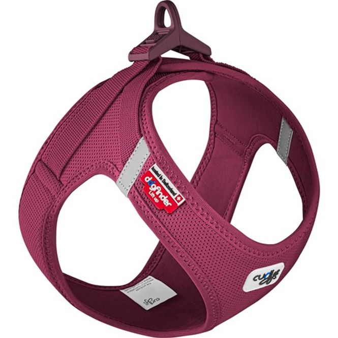 Hovedbilde Curli Air-Mesh Sele Clasp Ruby | Sikker Step-In Sele