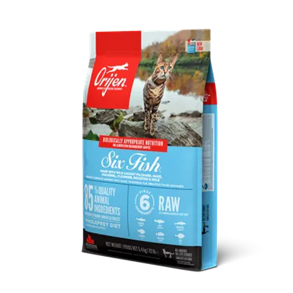 Hovedbilde Orijen Cat Six Fish 340g | Perfekt for ...