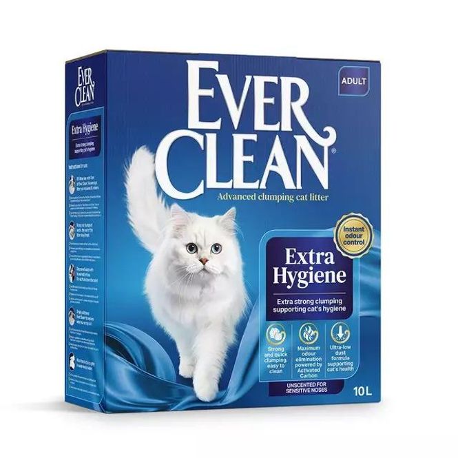 Hovedbilde Ever Clean Extra Strong Unscented 10L | Parfymefri Kattesand