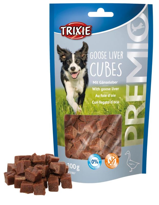 Trixie Premio Gåse Lever Terninger 100 gr