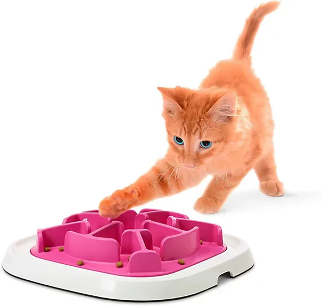 Hovedbilde Savic Pet Enigma Rosa L | Interaktiv Matskål & Leke