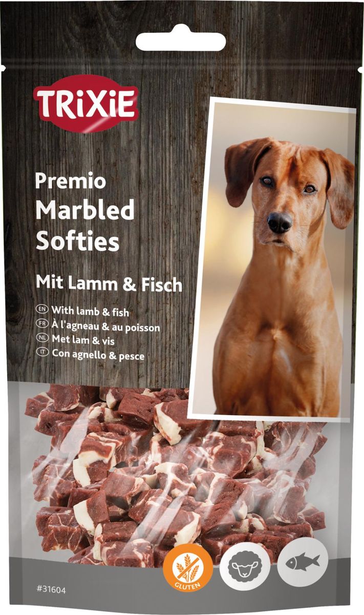 Trixie Premio Marbled Lamb Softies 100g | Myke Hundegodbiter