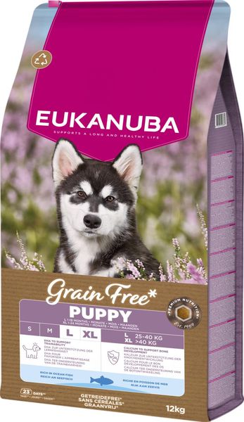Hovedbilde EUKANUBA Puppy Large Grainfree Havfisk 12kg | ...
