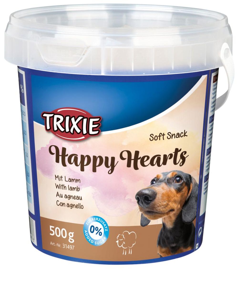 Trixie Soft Snack Happy Hearts m/Lam 500g