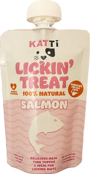 Hovedbilde KATTI Lickin Treat Godbidspasta (laks) - 60 gr