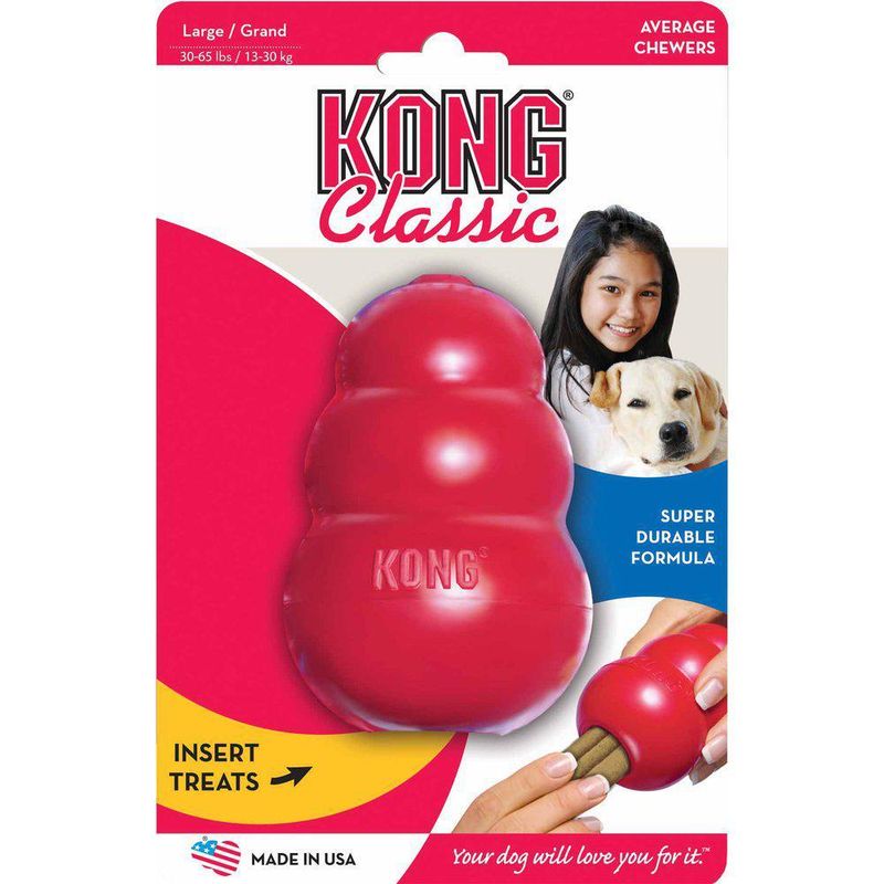 KONG CLASSIC RØD L 11x7CM
