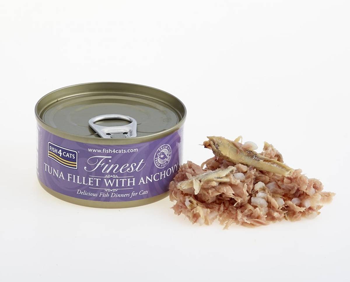 Fish4Cats Wet Tuna & Anchovy 70g | Kornfritt Våtfôr