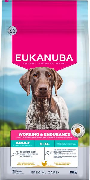 Hovedbilde Eukanuba Working & Endurance 15kg | Maksimal ...